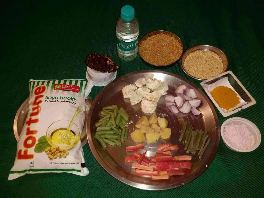  ti
Main Ingredients Needed in Recipe of Sambar for Idli.