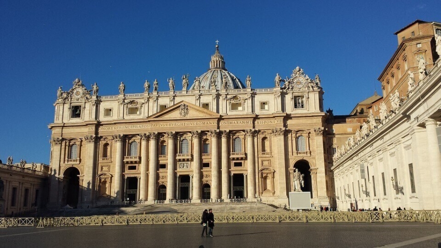 St. Peter’s Basilica, Vatican City State, Rome, Italy.