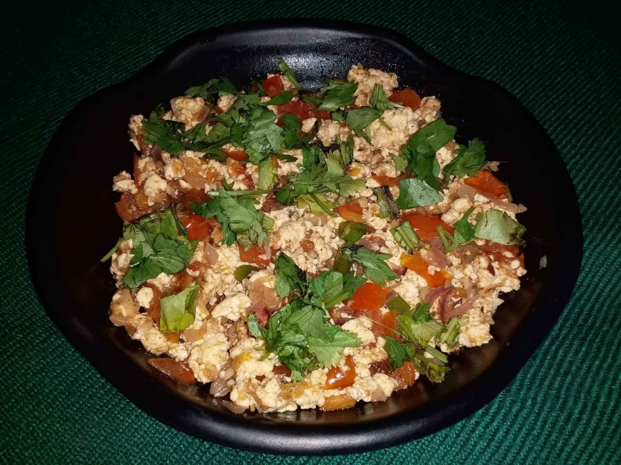 Paneer Bhurji - The Final Dish.