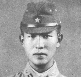 Hiroo Onoda as a young officer.