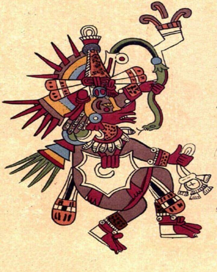 Quetzalcoatl - Published in the Codex Borbonicus, 16th century, author unknown.