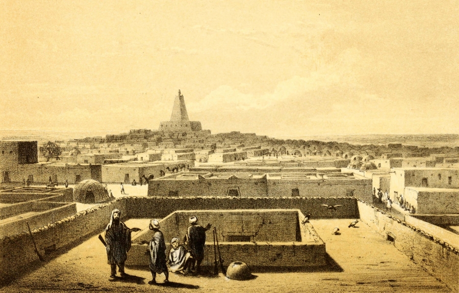 View of Timbuktu, Heinrich Barth (1858).