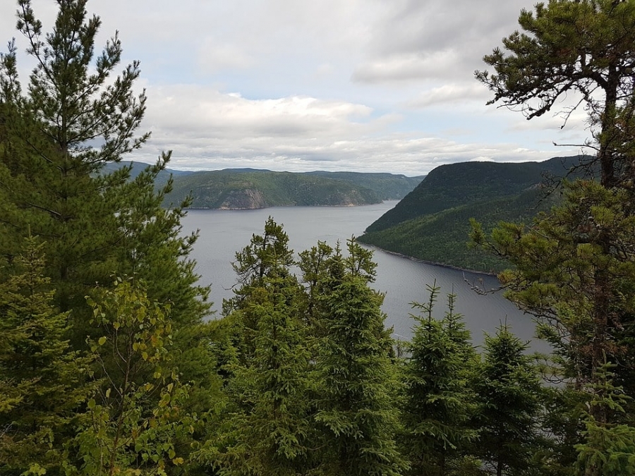 The Saguenay Fjord in Quebec.